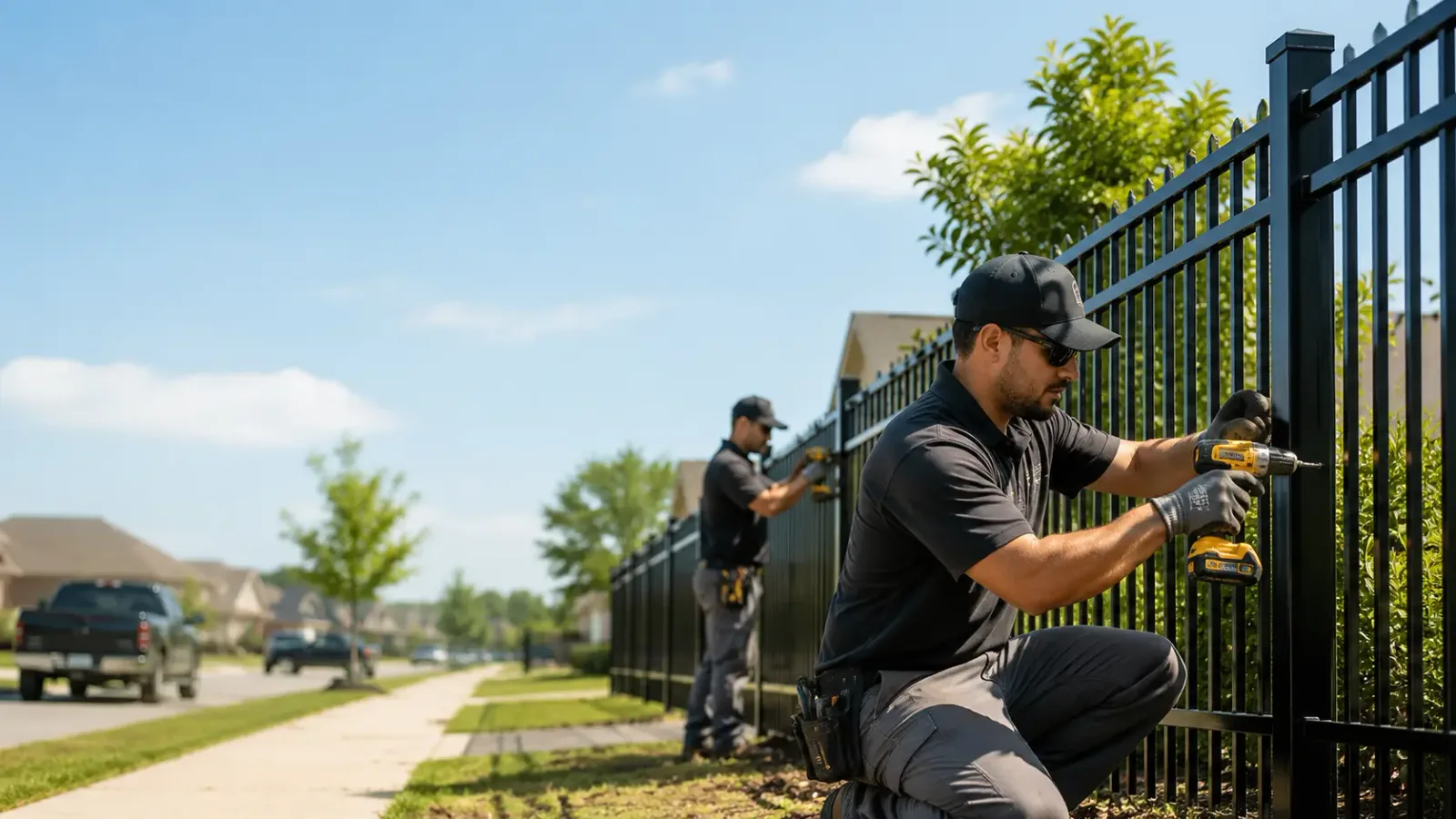 Metal Fence Installation in Woods Cross, UT